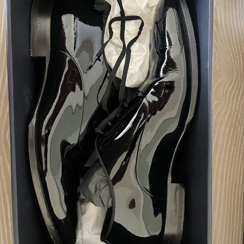 Black Tuxedo Oxfords - Suitsupply (Size 11)